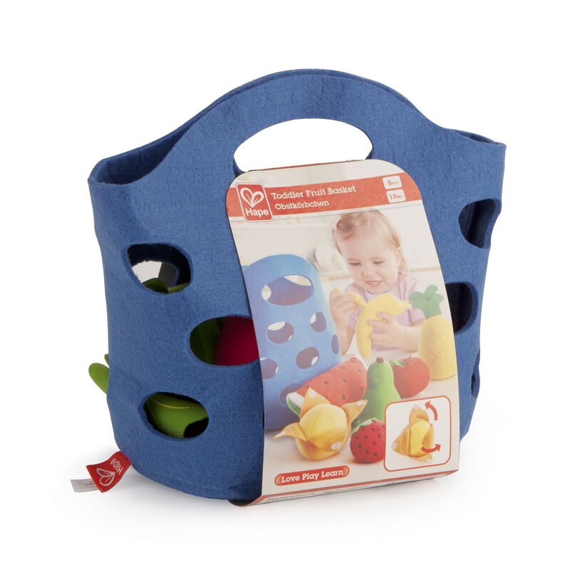 Hape - Set de alimente Fructe, In cosulet