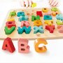 Hape - Puzzle educativ Alfabet Chunky , Puzzle Copii, piese 27 - 3