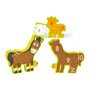 Hape - Puzzle din lemn Numere si animale de la ferma , Puzzle Copii, piese 10 - 5