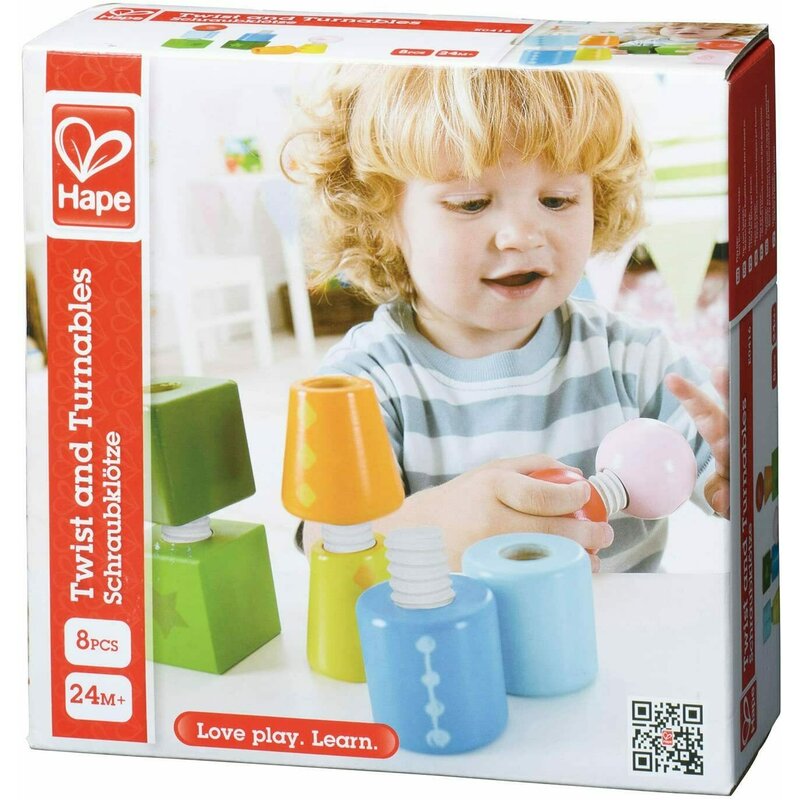 Hape - set de constructie, prin insurubare