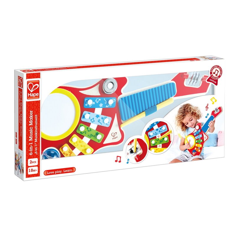 Hape - Jucarie muzicala, 6 in 1