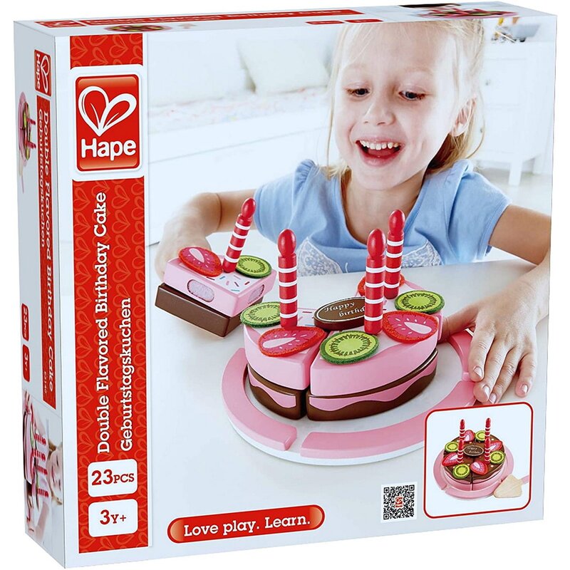 Hape - set de joaca tort cu 2 arome