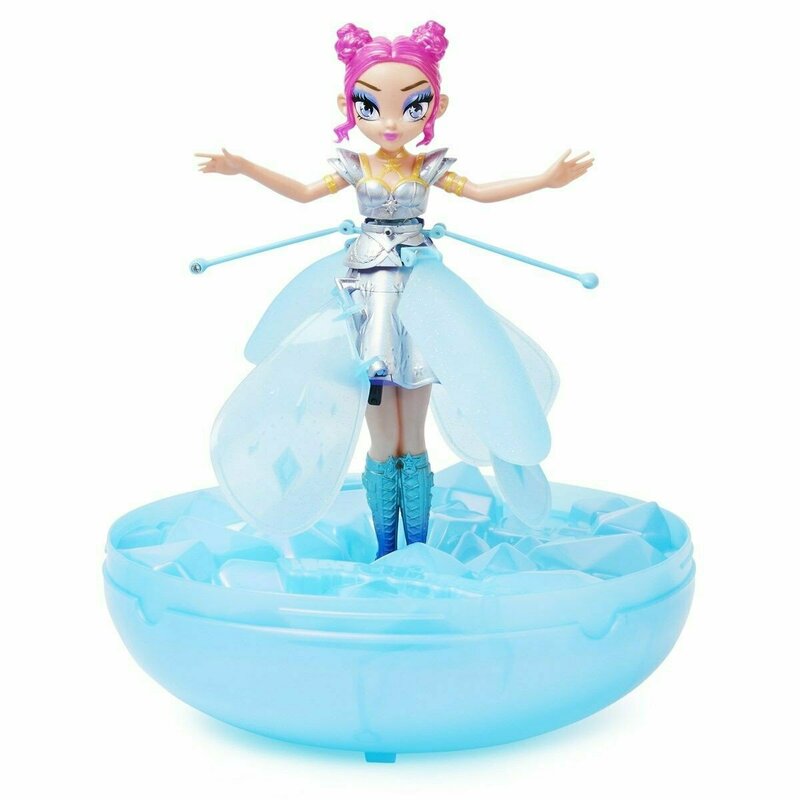 Spin master - figurina pixies crystal , hatchimals, zana zburatoare