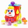 Jucarii bebe - Hola Toys - Jucarie sortare Trenulet educativ, Cu sunete, Cu lumini, Cu forme - 4