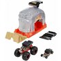 Mattel - Set de joaca Lansator monter truck , Hot wheels , Craniul cu doua masinute - 1