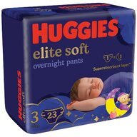 Huggies - Elite Soft Overnights Pants (nr 3) 23 buc, 6-11 kg