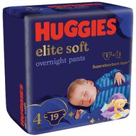 Huggies - Elite Soft Overnights Pants (nr 4) 19 buc, 9-14 kg