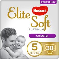 Huggies - Elite Soft Pants Platinum (5) Mega 38 buc, 12-17 kg