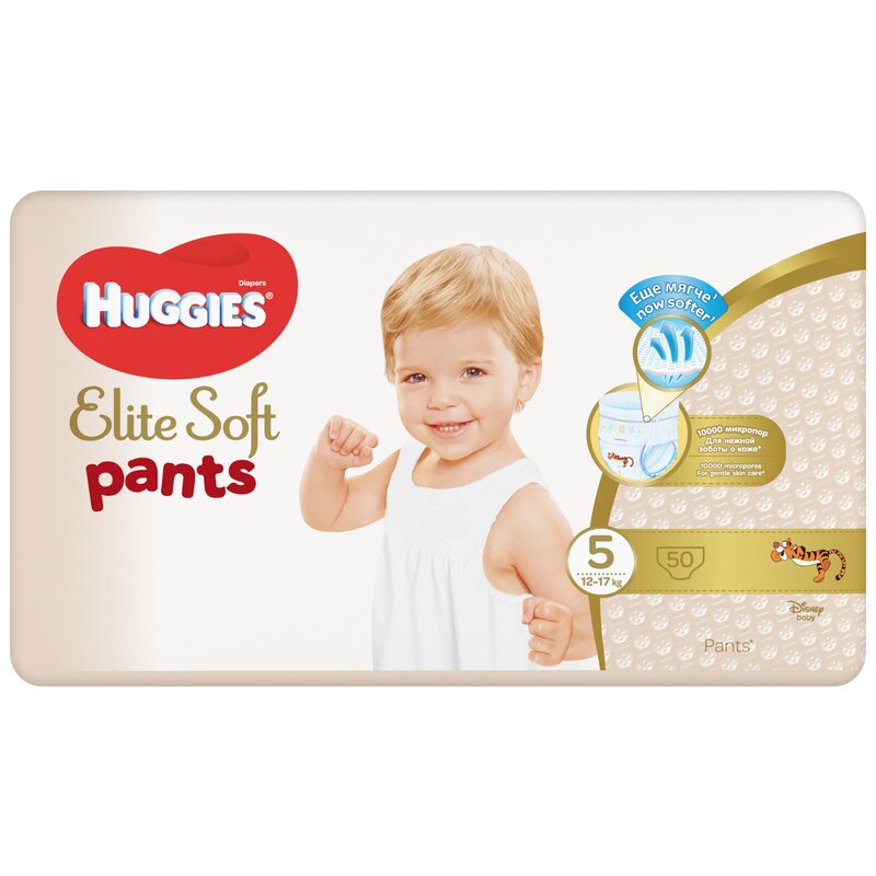 Huggies - elite soft pants xl(5) giga 50 buc, 12-17 kg