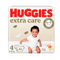 Huggies - Scutece Extra Care, marimea 4, 8-16 kg, 33 buc