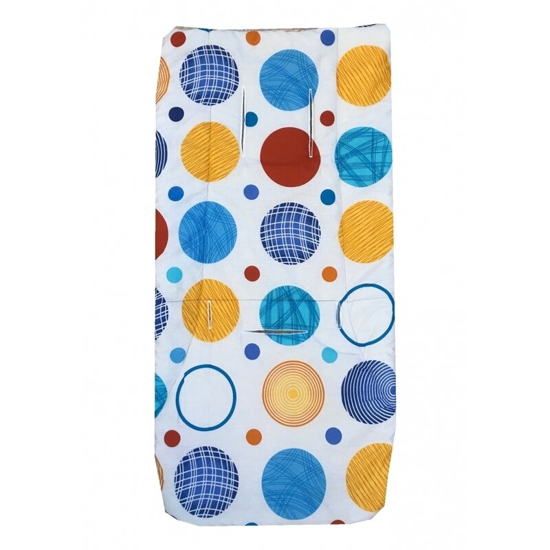 Deseda - husa de bumbac pentru carucior - buline colorate