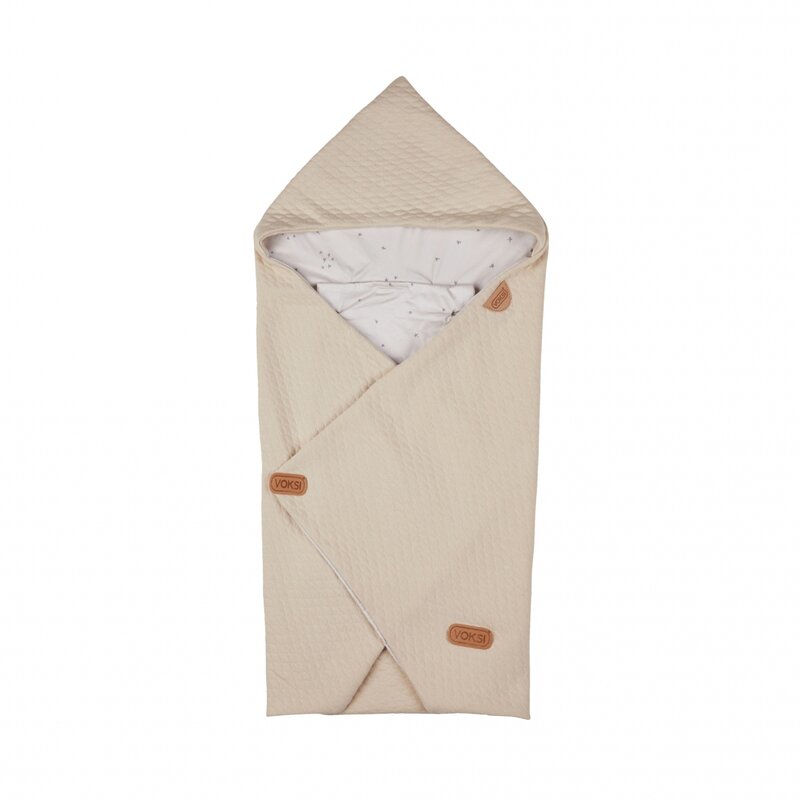 Husă de iarnă pentru scoică voksi® baby wrap - sand