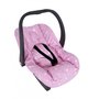 Sevi Baby - Husa protectie scoica auto cu reductor, Pink Stars - 1