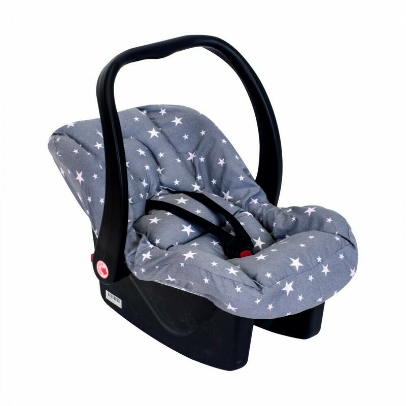 Sevibebe - husa scaun auto , stars , cu reductor, gri