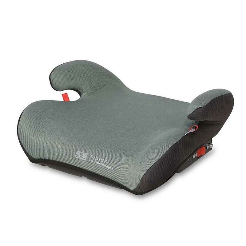 Inaltator auto Sirius Fix, 22-36 Kg, sistem Isofix, Iceberg Green