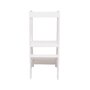 Inaltator Learning Tower Ajustabil, Ajutor de bucatarie MeowBaby  , lemn Alb - 5