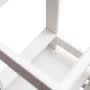 Inaltator Learning Tower Ajustabil, Ajutor de bucatarie MeowBaby  , lemn Alb - 6