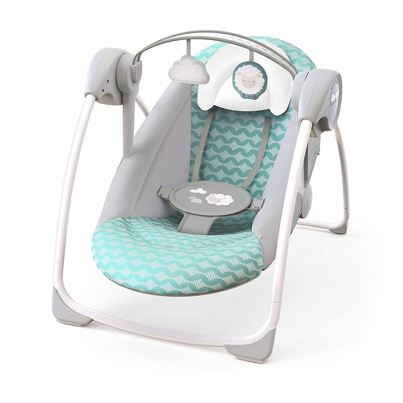 Ingenuity - leagan swingity swing goji portabil, cu bara detasabila, 72x57 cm