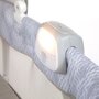 Ingenuity - Patut cu  vibratii linistitoare Lullanight, cu lumina de veghe si blocare la roti, Gem - 4
