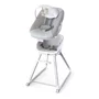 Scaun inalt de masa, Ingenuity, Multifunctional, Cu functii diverse, Inclinare in 3 pozitii, Cu suport picioare reglabil in 2 pozitii, Cu tavita detasabila si reglabila cu o singura mana, Cu 3 pozitii de blocare, Cu roti, Cu vibratii, 0-5 ani, Gri - 2