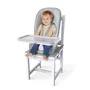 Scaun inalt de masa, Ingenuity, Multifunctional, Cu functii diverse, Inclinare in 3 pozitii, Cu suport picioare reglabil in 2 pozitii, Cu tavita detasabila si reglabila cu o singura mana, Cu 3 pozitii de blocare, Cu roti, Cu vibratii, 0-5 ani, Gri - 6