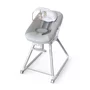 Scaun inalt de masa, Ingenuity, Multifunctional, Cu functii diverse, Inclinare in 3 pozitii, Cu suport picioare reglabil in 2 pozitii, Cu tavita detasabila si reglabila cu o singura mana, Cu 3 pozitii de blocare, Cu roti, Cu vibratii, 0-5 ani, Gri - 11