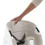 Scaun inaltator, Ingenuity, 2 in 1, Pliabil, Utilizare atasat de scaun sau individual pe podea, Pana la 22 kg, Fara BPA, 6 luni+, Maro - 2