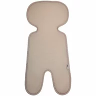 Insert antitranspiratie pentru scaun auto, FreeON, Din plasa respirabila 3D, Universal, Beige