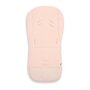 Insertie carucior, Sensillo, Muslin, Universala, Reversibila, Din bumbac muselin 100%, Pentru confort sporit, Cu decupaje pentru centura de siguranta, 80x40 cm, 0 luni+, Fairy Pink - 2