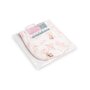 Insertie carucior, Sensillo, Muslin, Universala, Reversibila, Din bumbac muselin 100%, Pentru confort sporit, Cu decupaje pentru centura de siguranta, 80x40 cm, 0 luni+, Fairy Pink - 6