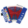 Instrument muzical acordeon albastru - 1