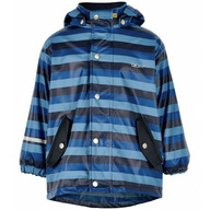 Jacheta copii PU impermeabila, cu interior de bumbac, pentru ploaie si vant - CeLaVi - Jersey Stripes 110