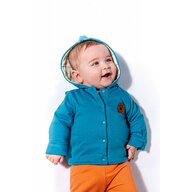 Jacheta cu urechiuse pentru copii Dogs, Tongs baby (Culoare: Albastru, Marime: 12-18 Luni)