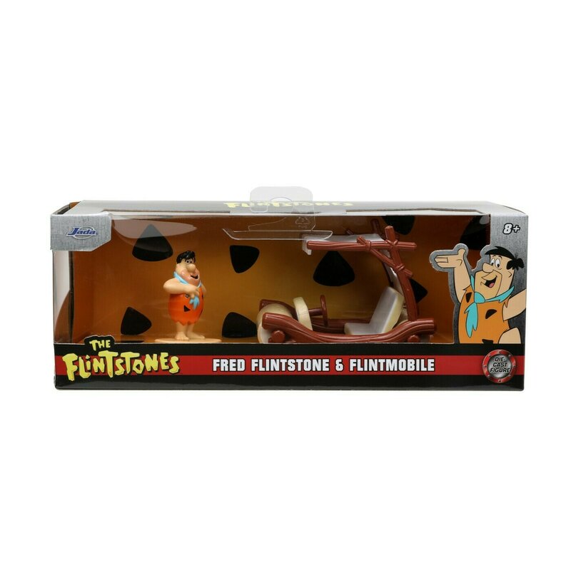 Simba – JADA SET MASINUTA METALICA FLINTMOBILUL SCARA 1:32 SI FIGURINA FRED FLINTSTONE Jucarii & Cadouri