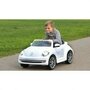 Masinuta electrica copii Volkswagen Beetle Alba Jamara 6V cu telecomanda control parinti 2.4 Ghz - 3