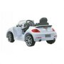 Masinuta electrica copii Volkswagen Beetle Alba Jamara 6V cu telecomanda control parinti 2.4 Ghz - 4