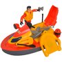 Jet ski Simba Fireman Sam Juno 16 cm cu figurina si accesorii - 1