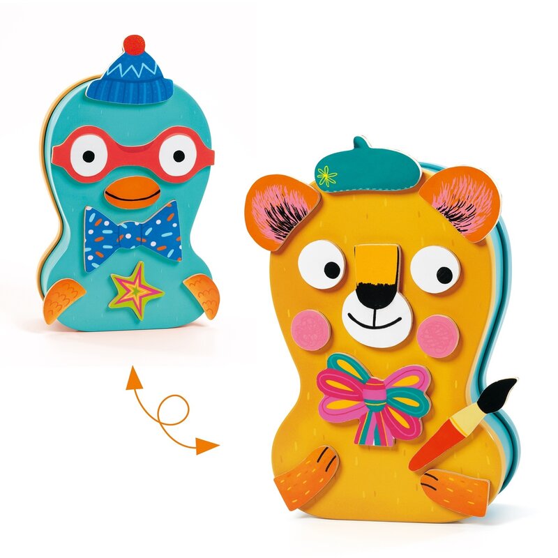 Djeco - joc cu magneti portanimo , alege cel mai simpatic animal