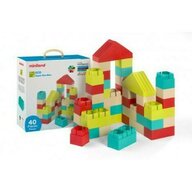 Miniland - Set de constructie Eco Kim Blocks , 40 piese