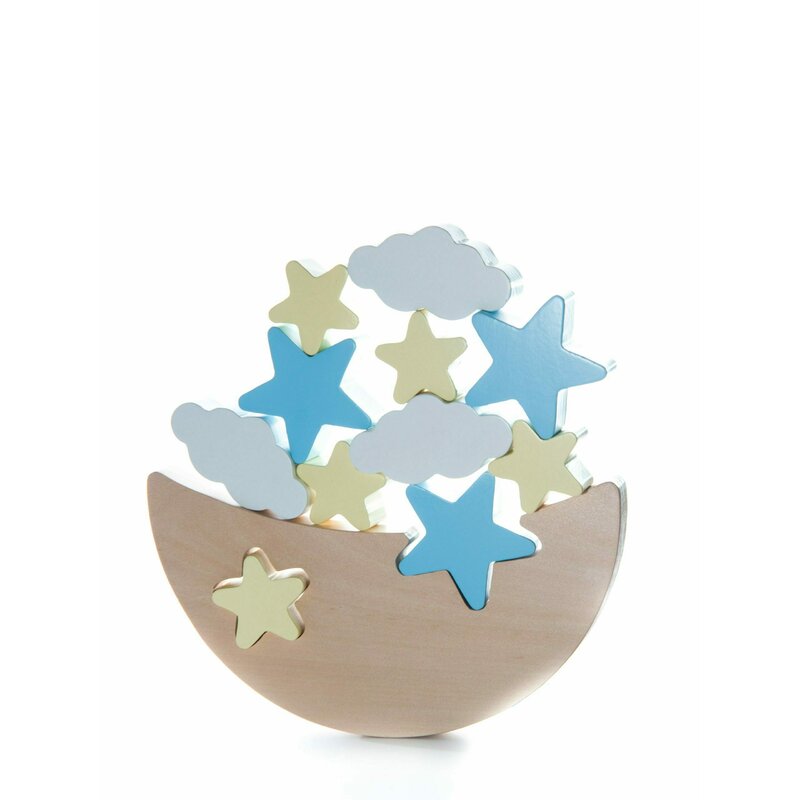 Marc toys - joc de echilibru luna cu stele si nourasi