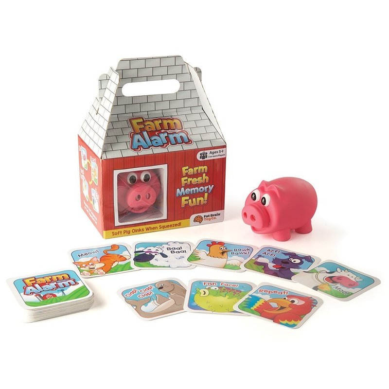Fat brain toys - joc de memorie alarma la ferma!