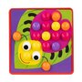 Joc Educational Button Idea  cu 12 mozaicuri si 45 butoane colorate in 6 culori Kruzzel MY18258 - 1