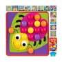 Joc Educational Button Idea  cu 12 mozaicuri si 45 butoane colorate in 6 culori Kruzzel MY18258 - 2