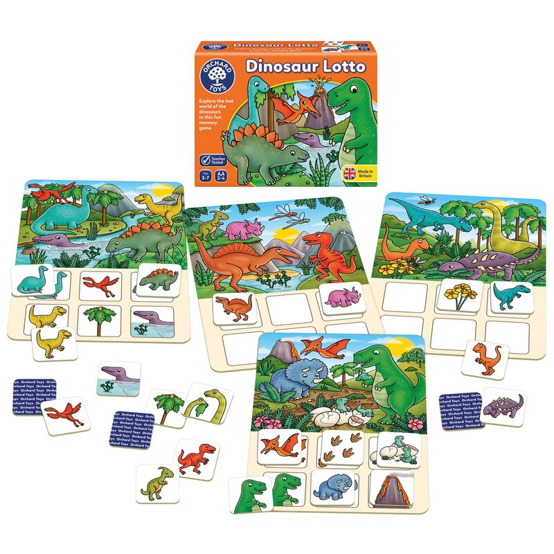 Orchard toys - joc educativ dinozaur lotto
