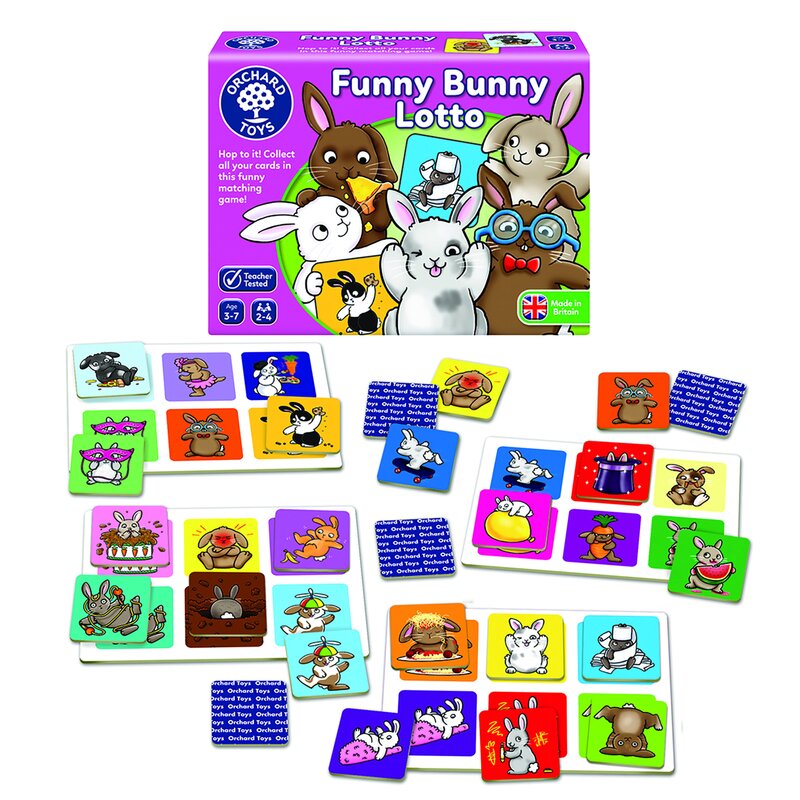 Orchard toys - joc educativ iepurasul amuzant lotto