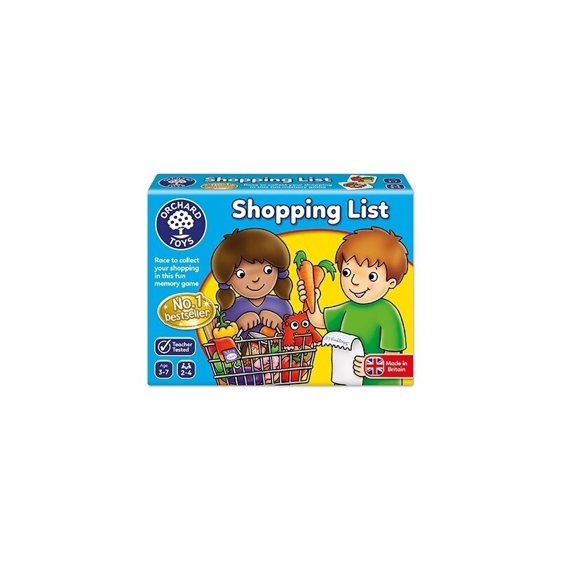 Orchard toys - joc educativ in limba engleza lista de cumparaturi, shopping list