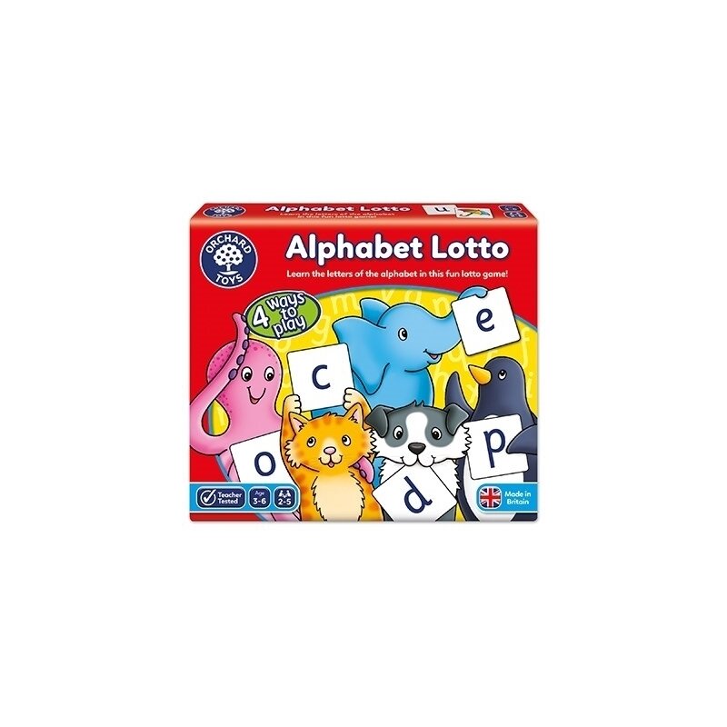 Orchard toys - joc educativ loto in limba engleza alfabetul - alphabet loto