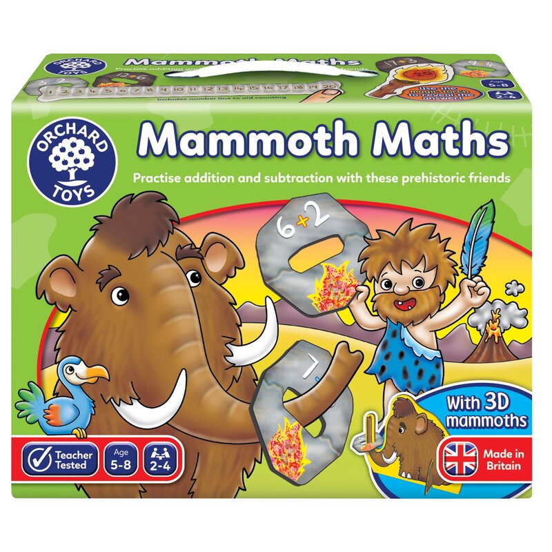 Orchard toys - joc educativ matematica mamutilor - mammoth math
