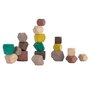 Joc educativ pentru dezvoltarea motricitatii Wood Stones - 2