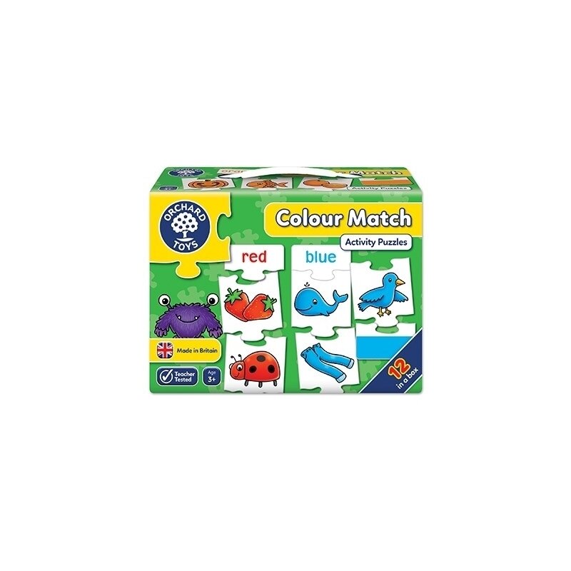 Orchard toys - joc educativ - puzzle in limba engleza invata culorile prin asociere - colour match